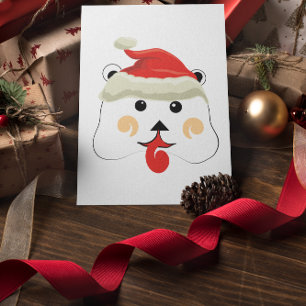 Christmas Bear Holiday Postcard