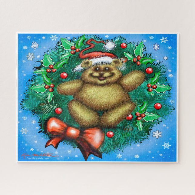 Christmas Bear Jigsaw Puzzle (Horizontal)