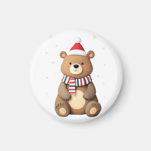 Christmas Bear Magnet (Front)