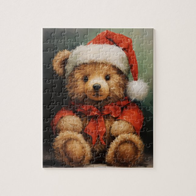 Christmas Bear Puzzle (Vertical)