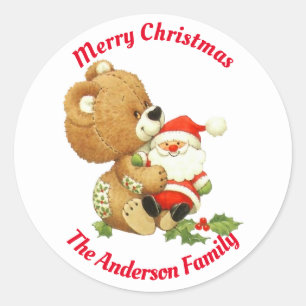 Christmas Bear Sticker