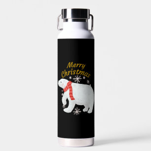 Christmas Bear Water Bottle