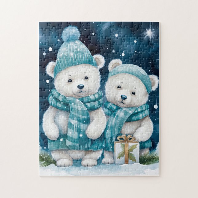 Christmas Bears Puzzle (Vertical)