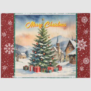 Christmas Beautiful Festive Old Collection Tissue Paper