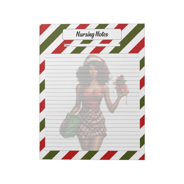 Christmas Beauty Pinup_  Nurse Notes (Rotated)
