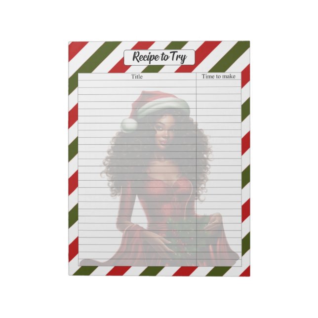 Christmas Beauty Pinup_ Recipe to Try Notepad (Rotated)