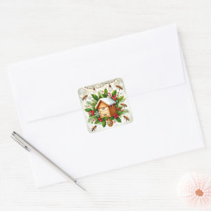 Christmas Beekeeping Sticker   Transferable Design