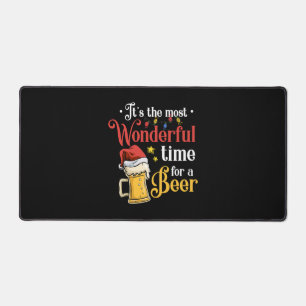 Christmas Beer Desk Mat