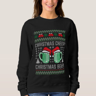 Christmas Beer   Funny Holiday Drinking Party Sweatshirt