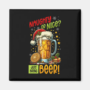 Christmas Beer Lover  Magnet