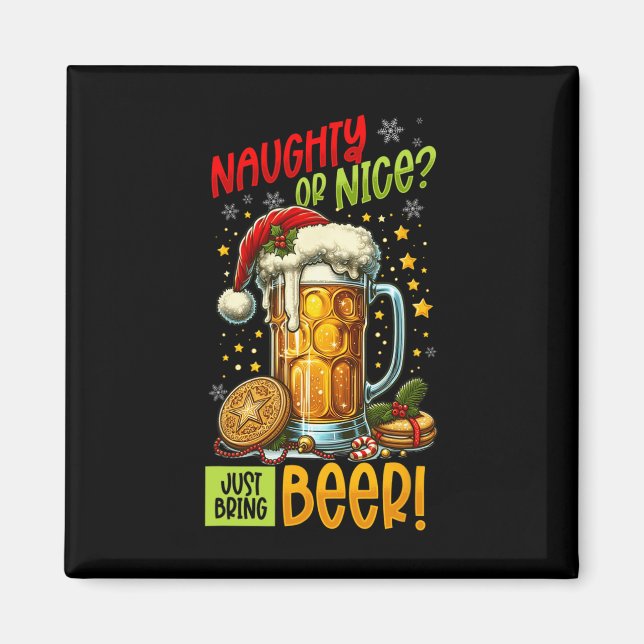 Christmas Beer Lover  Magnet (Front)