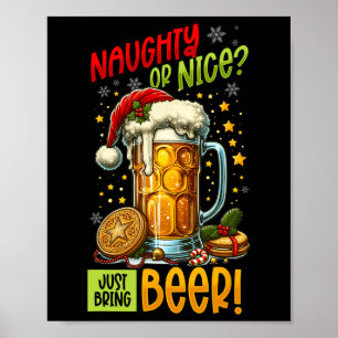 Christmas Beer Lover Poster