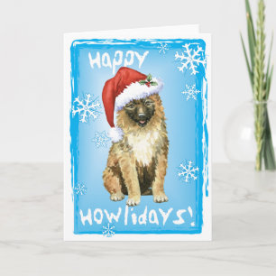 Christmas Belgian Laekenois Holiday Card