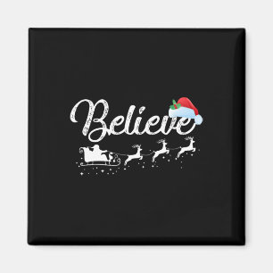 Christmas - Believe in Santa Claus Magnet