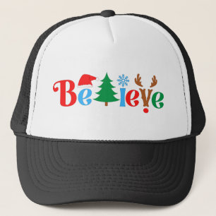 Christmas Believe Trucker Hat