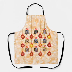 Christmas Bell & Ball Ornaments 6 Photos L-Peach A Apron
