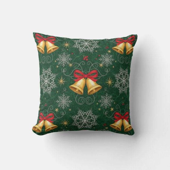 Christmas Bell Decoration Cushion (Front)