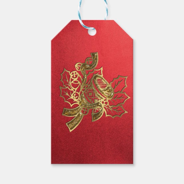 Christmas Bell Gift Tags (Front)