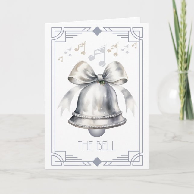 Christmas Bell  Holiday Card (Front)