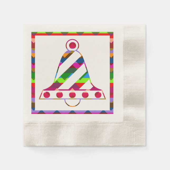 Christmas Bell Napkin (Front)