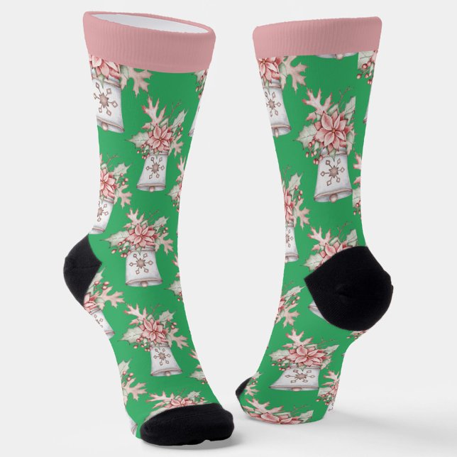 Christmas Bell Pattern Socks (Creator Uploaded)