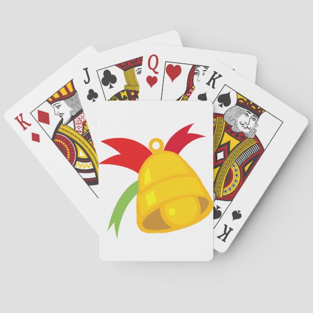 Christmas Bell Playing Cards (Back)