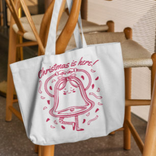 Christmas Bell Quote Tote Bag