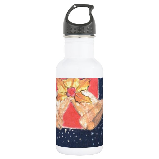Christmas Bells 532 Ml Water Bottle (Front)