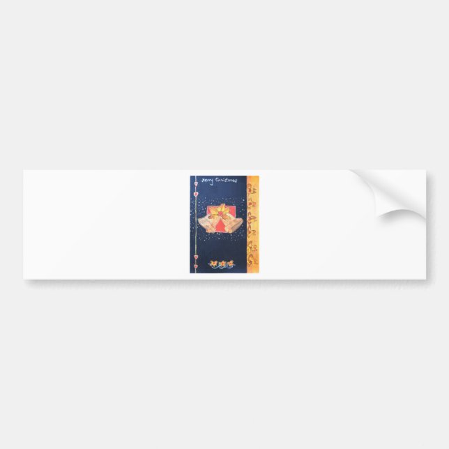 Christmas Bells Bumper Sticker (Front)