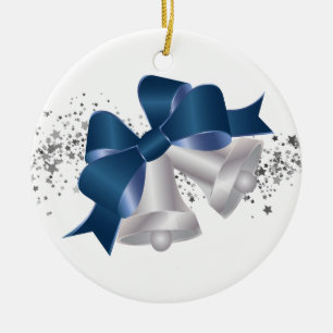 Christmas Bells Ceramic Ornament