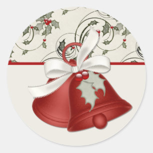 Christmas Bells Design 1 Stickers