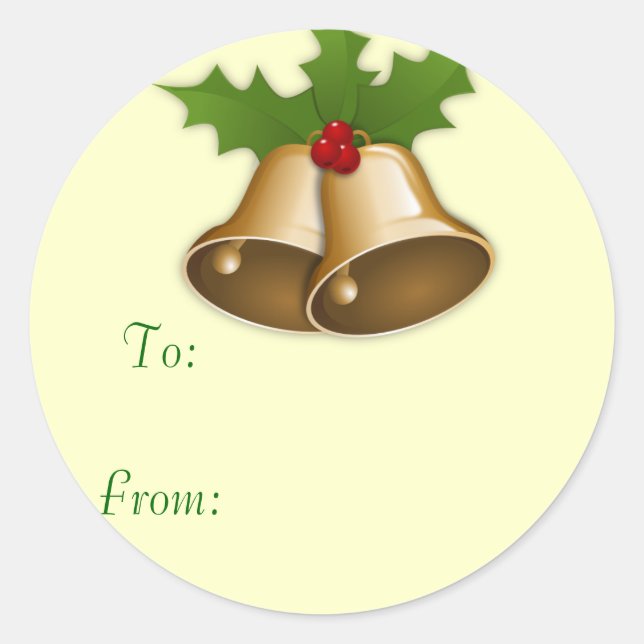 Christmas Bells Gift Tags (Front)