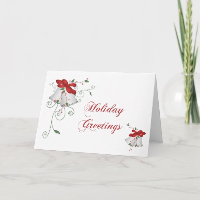 Christmas Bells Holiday Card (Front)