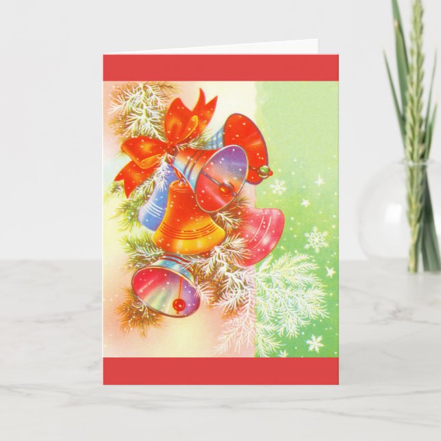 Christmas bells holiday card (Front)