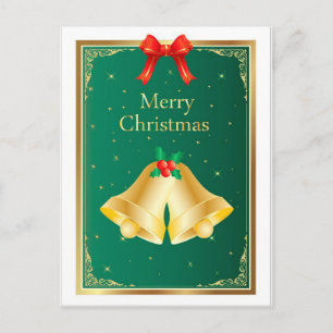 Christmas Bells Holiday Postcard