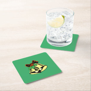 Christmas Bells Paper Coaster