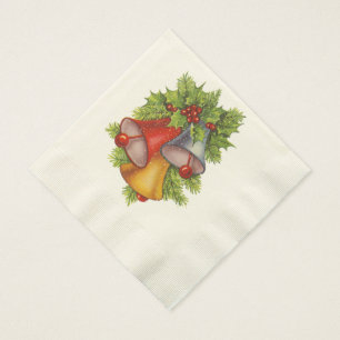 Christmas Bells Paper Napkins
