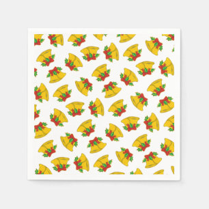 Christmas Bells Pattern Napkin