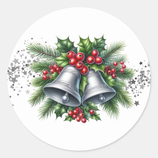 Christmas Bells Stickers  (Front)