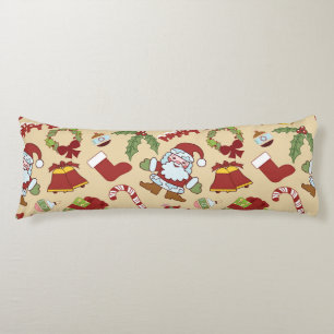 Christmas bells,tree and santa claus body cushion