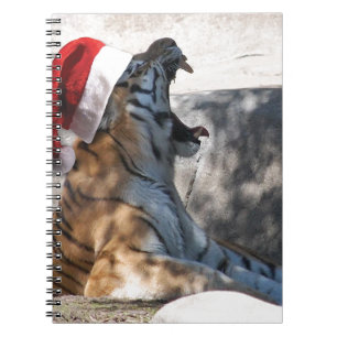 Christmas Bengal Tiger Notebook