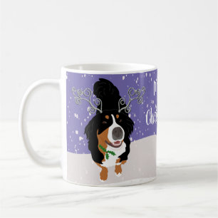 Christmas Bernese mountain Dog  Coffee Mug