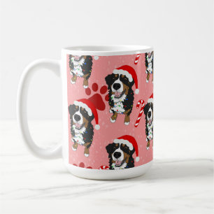 Christmas Bernese Mountain Dog  Coffee Mug