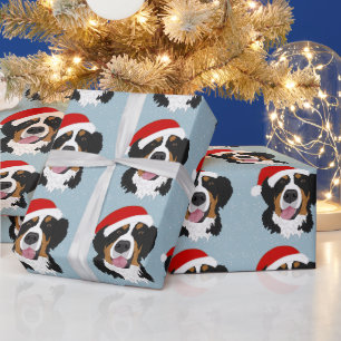 Christmas Bernese Mountain Dog  Wrapping Paper