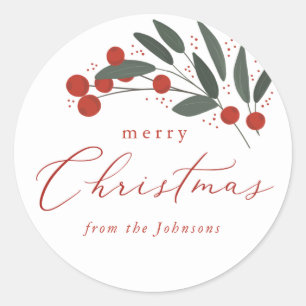 Christmas Berries Sticker