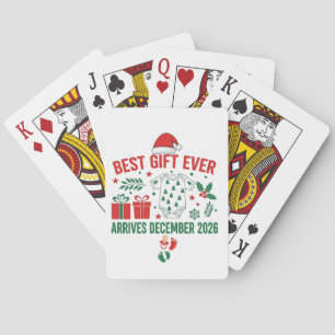 Christmas Best Gift Ever Arrives Decenmber 2026 Playing Cards