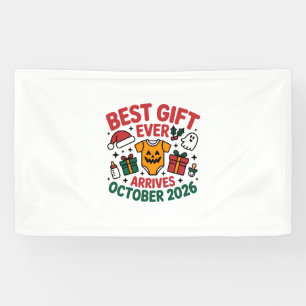 Christmas Best Gift Ever Arrives October 2026 Banner