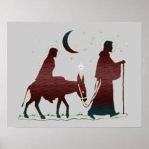 Christmas Bethlehem Art Poster