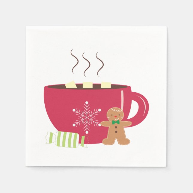 Christmas Beverage Napkin (Front)