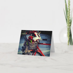 Christmas Bicycle Holiday Card